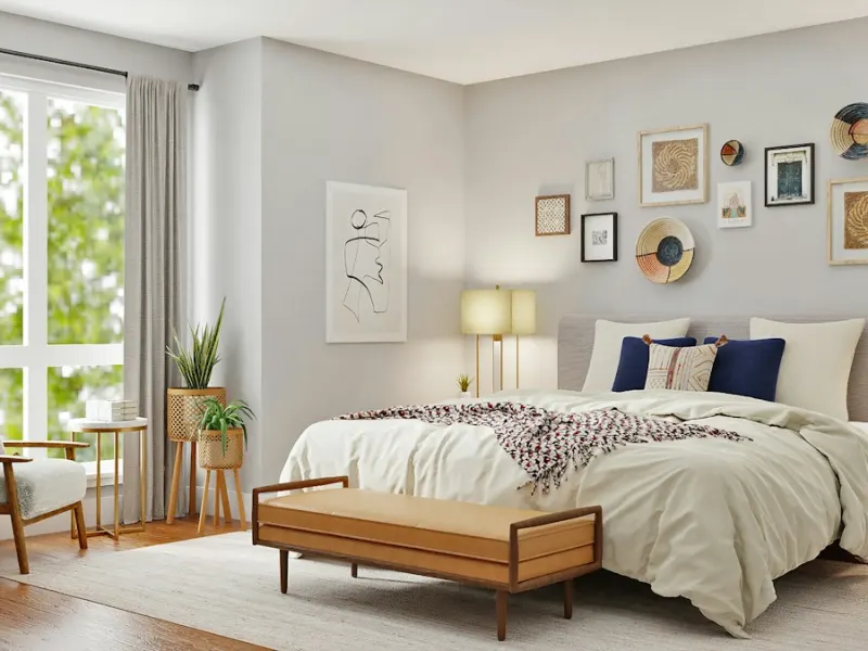 2bhk – apartment bedroom, representative image